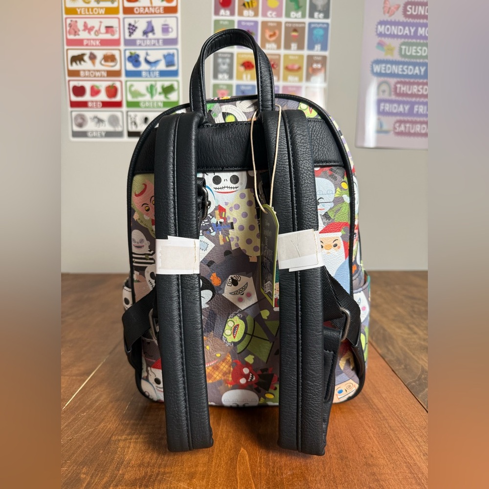 Nightmare before Christmas 25 years Loungefly NWT mini backpack - Picture 6 of 9